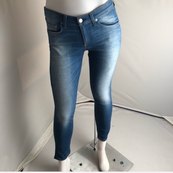 Rag and Bone capri skinny blue jeans in Clean Kilbowie 29 - Picture 1 of 13